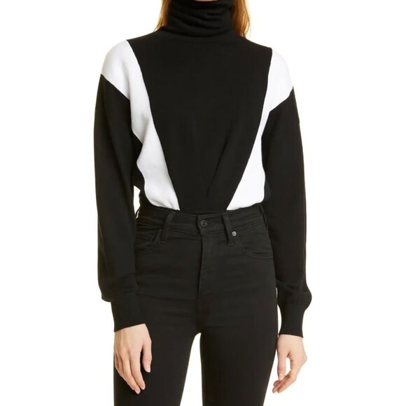 New! RTA *flawed* Isla Sweater Turtleneck Bodysuit Sweater Size XXS 2997 - Picture 2 of 14